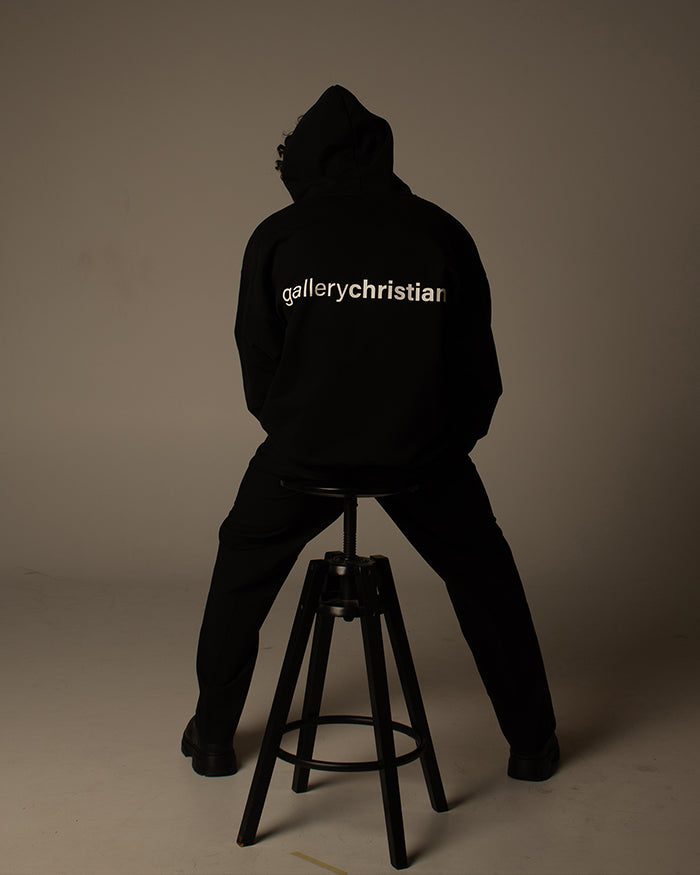 Signature Logo Hoodie Black
