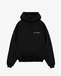 SIGNATURE LOGO HOODIE BLACK