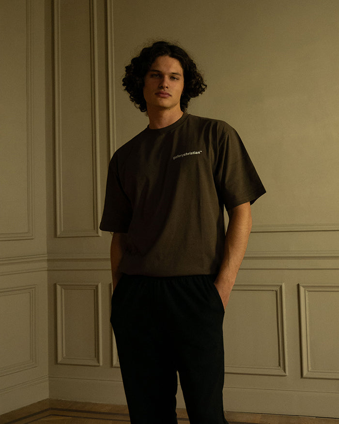 Signature Logo Tee Chocolate Brown